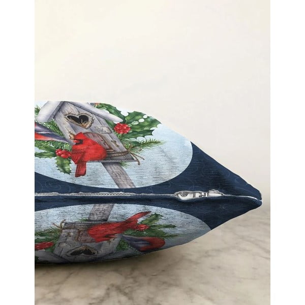 Față de pernă 43x43 cm  cu model de Crăciun – Mila Home-image-1