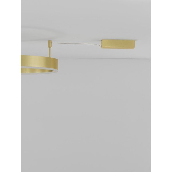 Plafonieră alămie LED cu intensitate reglabilă din aluminiu Motif – Nova Luce-image-3