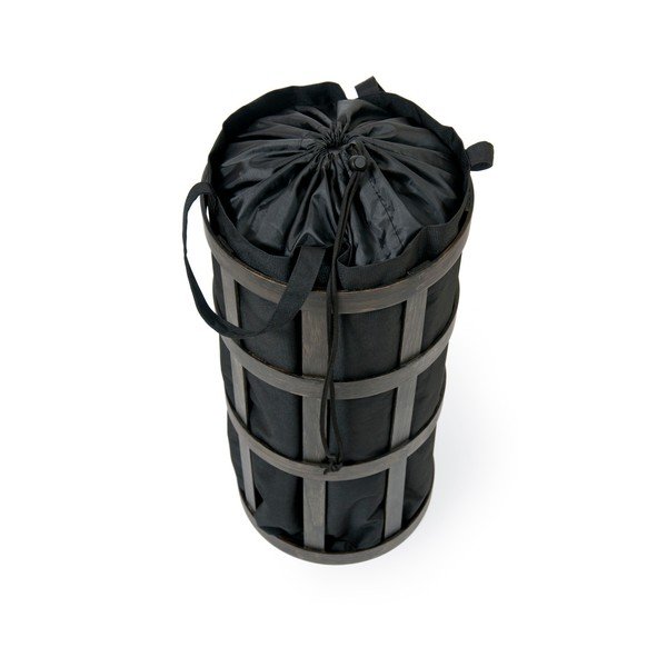 Coș pentru rufe Wireworks Cage, negru, cu sac negru-image-1