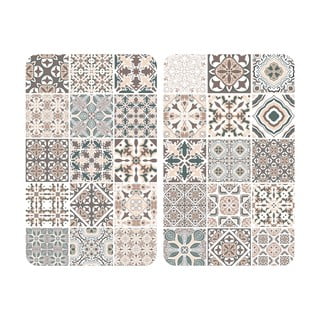 Set 2 protecții din sticlă pentru aragaz Wenko Universal Tile