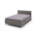 Pat pentru copii  gri tapițat fără somieră 120x200 cm Fun – Meise Möbel