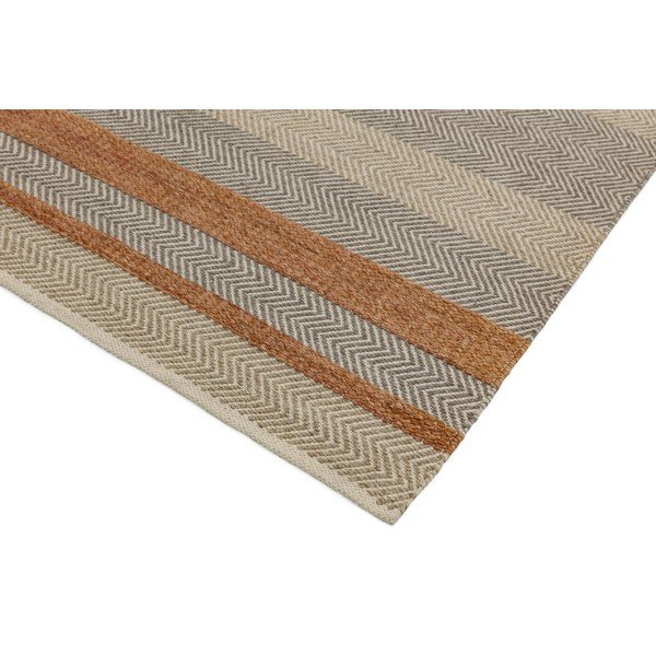 Covor Asiatic Carpets Fields, 160 x 230 cm, taupe-portocaliu-image-3