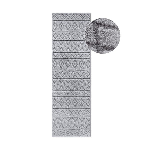 Covor tip traversă gri 80x240 cm Itinerance Light Grey – Elle Decoration