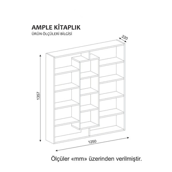 Bibliotecă Gardo Ample, alb-image-1