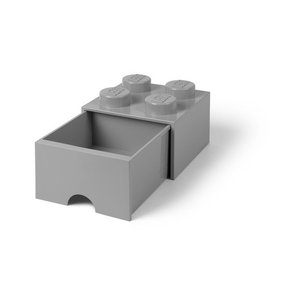 Cutie pătrată pentru depozitare LEGO®, gri-image-3