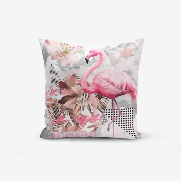Față de pernă Minimalist Cushion Covers Flamingo Modern, 45 x 45 cm