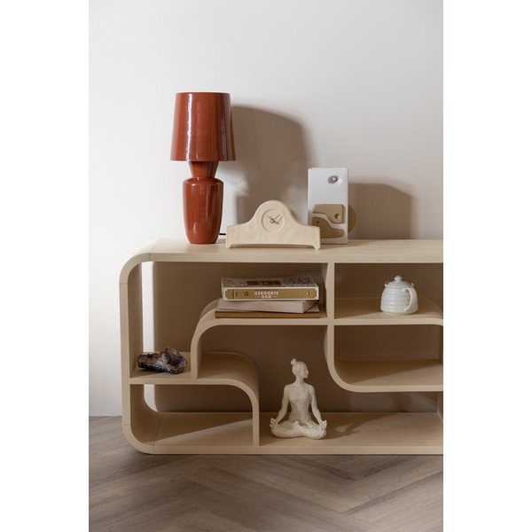 Veioză teracotă din metal cu abajur din metal (înălțime 42 cm) Classy – Zuiver-image-1