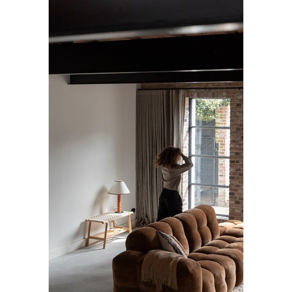 Bancă în culoare naturală deschisă din lemn masiv Kintaro – Dutchbone-image-4