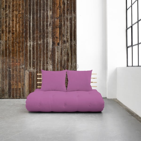 Canapea extensibilă Karup Shin Sano Natural/Taffy Pink