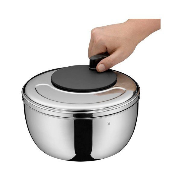 Centrifugă pentru salată din oțel inoxidabil Cromargan® WMF, înălțime 16 cm-image-1