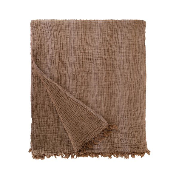 Cuvertură din bumbac Buldan's Kanyon, 220 x 240 cm, bej-image-2