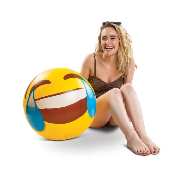 Minge gonflabilă pentru plajă Big Mouth Inc., Emoji