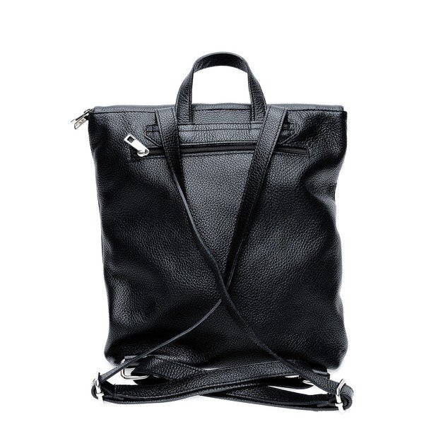 Rucsac din piele Isabella Rhea, negru-image-3