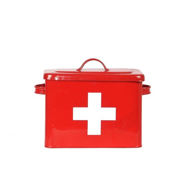 Recipient din tablă LABEL51 Firt Aid, roșu-image-2