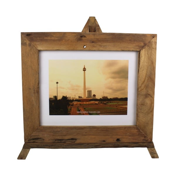 Ramă foto din lemn de tec HSM Collection Nesia, 55 x 45 cm