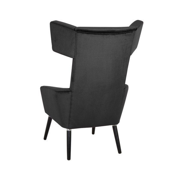 Fotoliu Max Winzer Elina Suede, negru-image-2