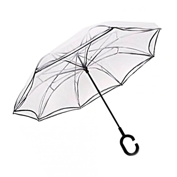 Umbrelă reversibilă Ambiance Claro, ⌀ 110 cm, transparent