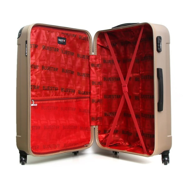 Geamantan cu roţi Bluestar, 32 l, auriu-image-4