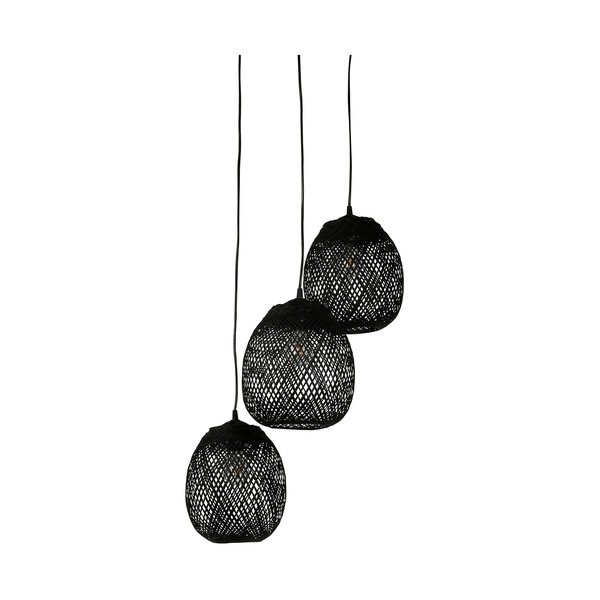 Lustră neagră 40x40 cm Elme – Côté Table-image-3