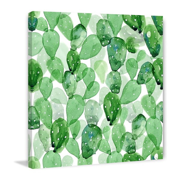 Tablou Marmont Hill Leafy, 45 x 45 cm