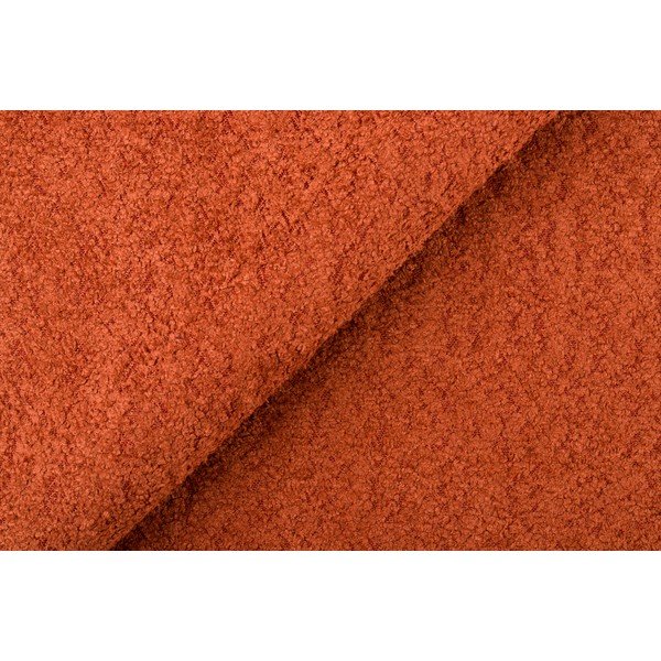 Modul pentru canapea cărămiziu cu tapițerie din stofă bouclé (cu colț variabil) Roxy – Scandic-image-3