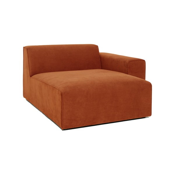 Modul pentru canapea portocaliu   din catifea reiată  (partea dreaptă) Sting - Scandic-image-2