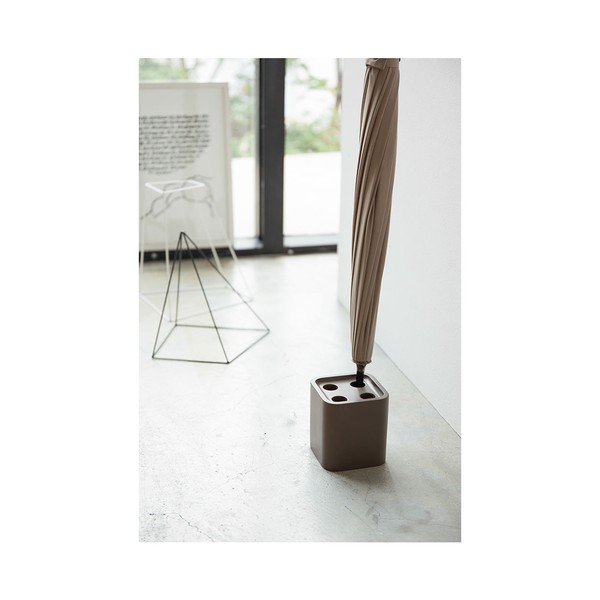 Suport pentru umbrele YAMAZAKI Compact, maro-image-2