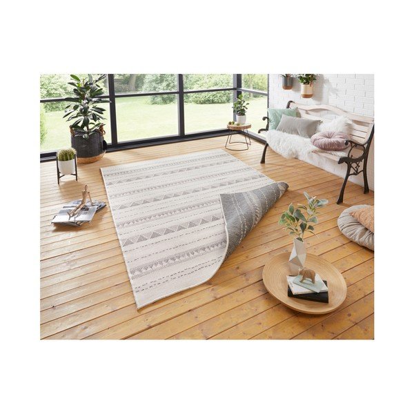 Covor adecvat pentru exterior NORTHRUGS Bahamas, 80 x 350 cm, gri-crem-image-4