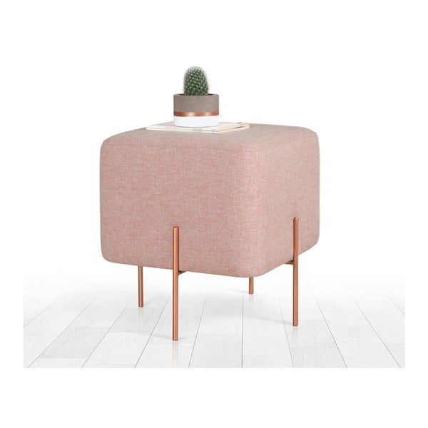 Taburet roz deschis Copper – Artie-image-2