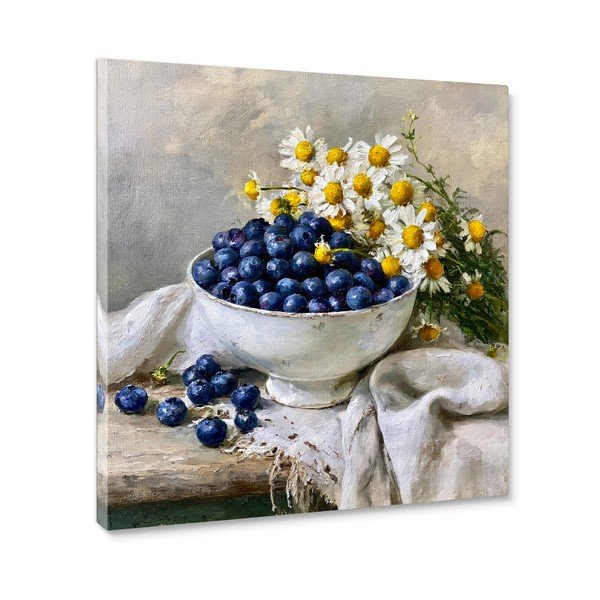 Tablou pe pânză imprimat 32x32 cm Blueberry Bowl – Styler-image-3