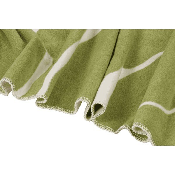 Pătură verde/crem 150x200 cm Felu – noo.ma-image-4