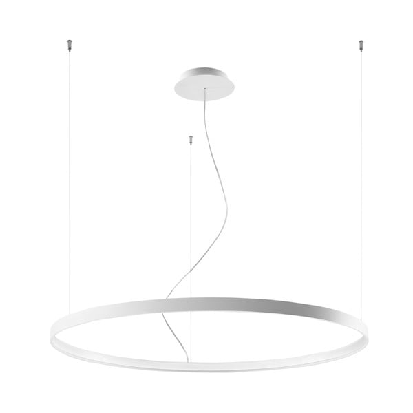 Lustră Nice Lamps Ganica, ø 100 cm, alb