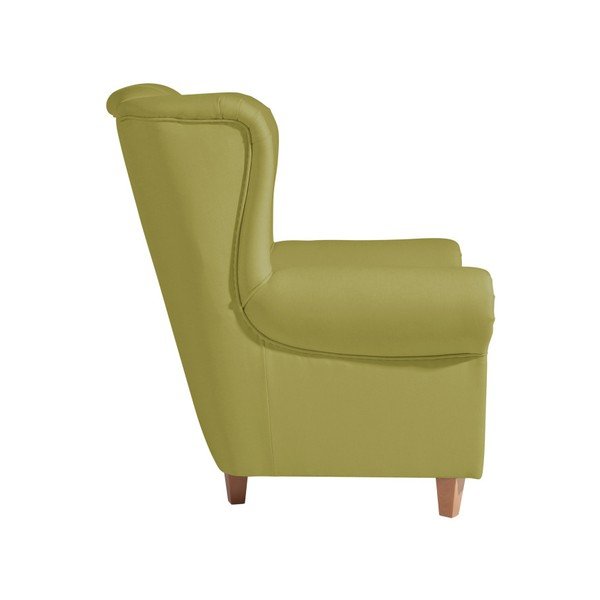Fotoliu din imitație de piele Max Winzer Vary Leather, verde-image-2