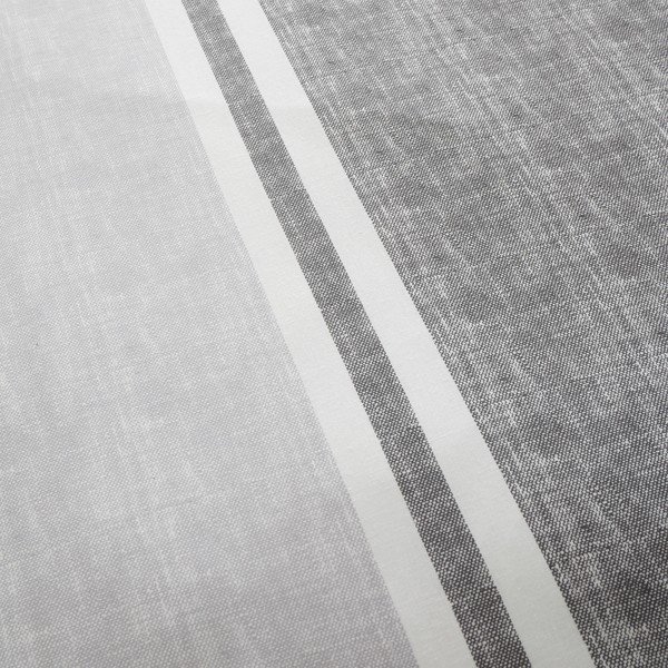 Lenjerie  gri pentru pat de o persoană 135x200 cm Banded Stripe - Catherine Lansfield-image-4