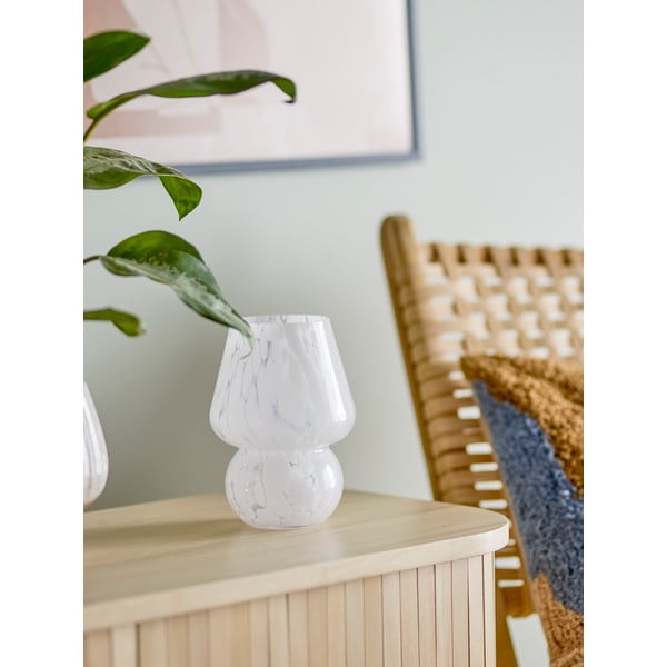 Vază albă din sticlă Halim – Bloomingville-image-2