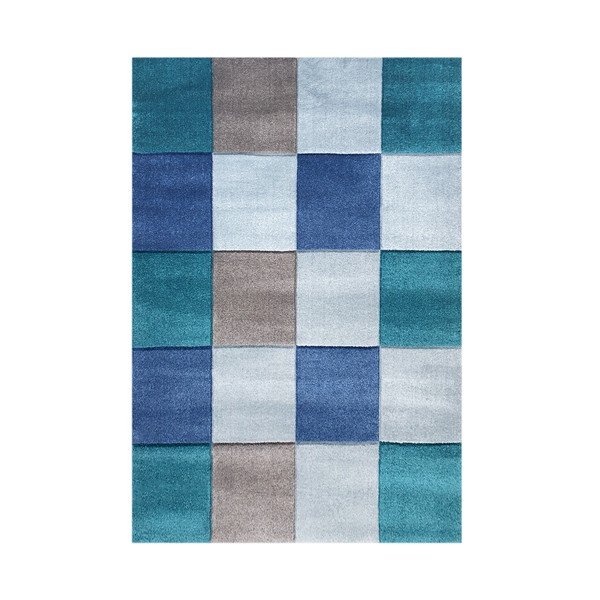 Covor pentru copii Happy Rugs Patchwork, 120x180 cm, albastru