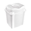 Coș de gunoi alb din plastic 9 l Whirpool – Orion