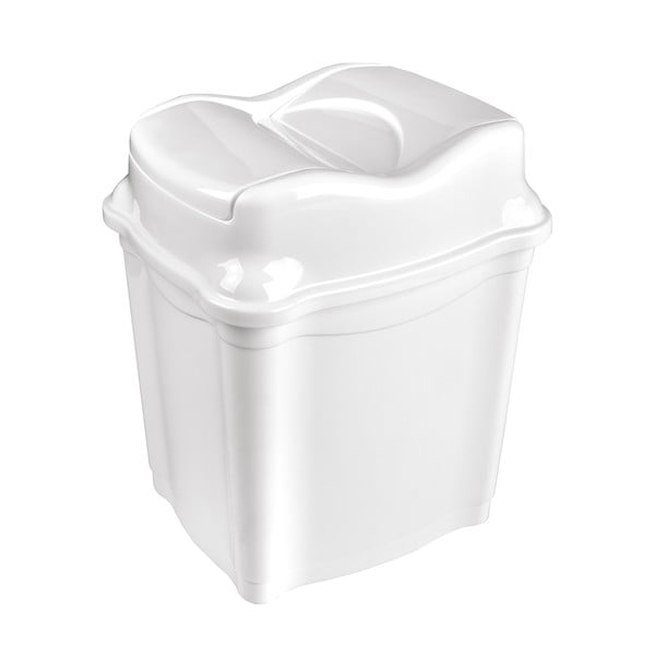 Coș de gunoi alb din plastic 9 l Whirpool – Orion