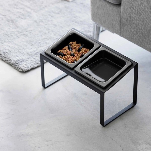 Set boluri cu suport pentru animale de companie din ceramică Nooks – YAMAZAKI-image-4