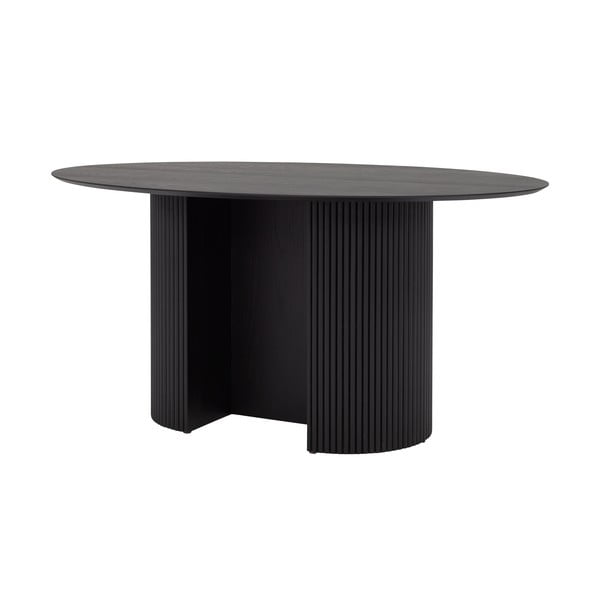 Masă dining cu aspect de lemn de frasin 160x110 cm Rod - Tenzo-image-2