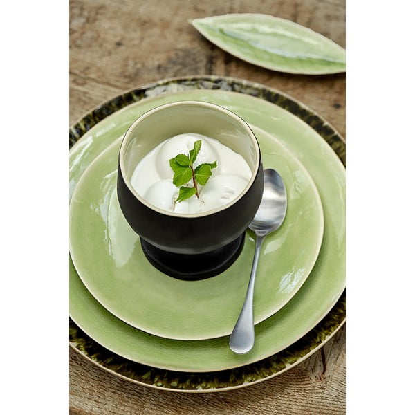 Platou mic din gresie ceramică Costa Nova Riviera, lungime 18 cm, verde-image-2