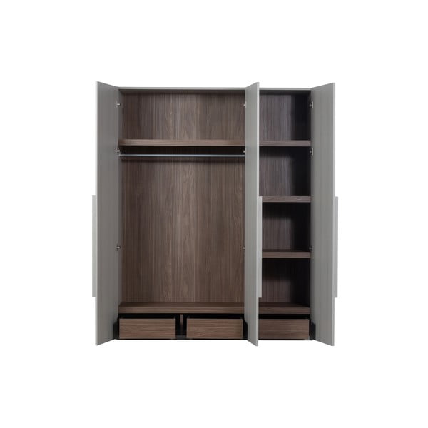 Dulap modular gri 165x210 cm Rens – WOOOD-image-3