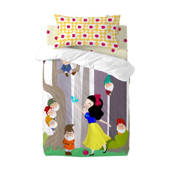 Cearceaf elastic din bumbac Mr. Fox Mirror Mirror, 70 x 140 cm-image-2
