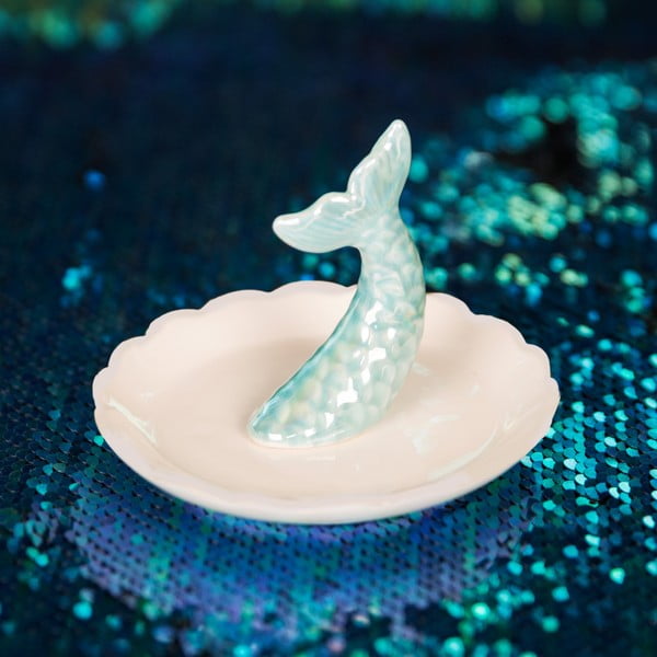 Farfurie decorativă din ceramică Now or Never Mermaid Tales, ⌀ 10,5 cm