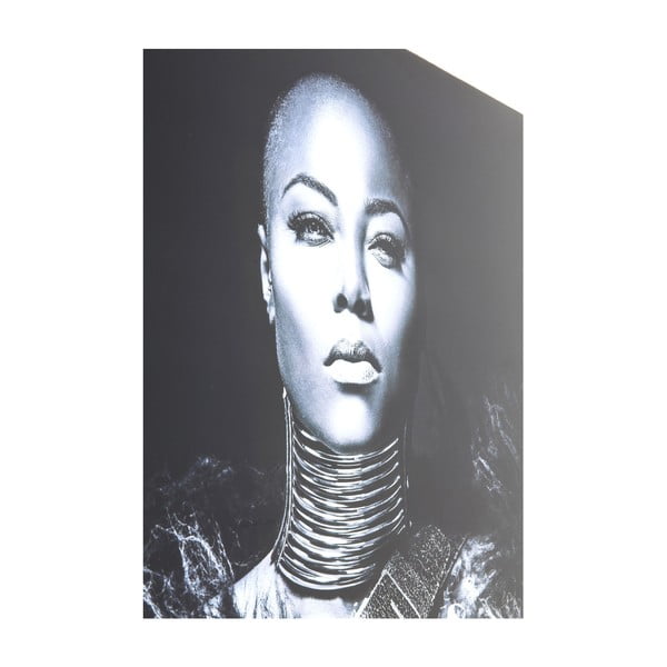 Tablou Kare Design Lady Knight, 150 x 100 cm, alb - negru-image-2