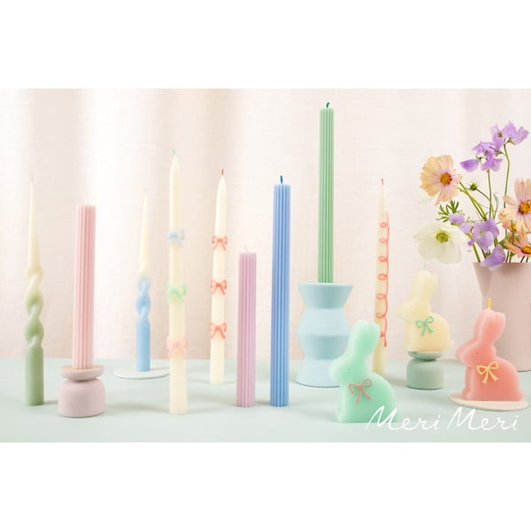 Lumânări 3 buc. timp de ardere 2 h cu model de Paști Bunny – Meri Meri-image-1