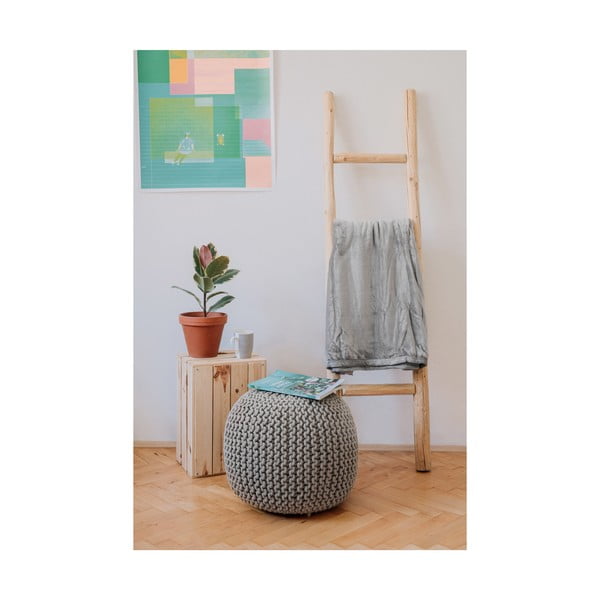 Puf Bonami Essentials, gri închis-image-2