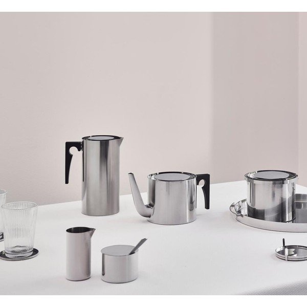 Ceainic argintiu din oțel inoxidabil 1,25 l Arne Jacobsen – Stelton-image-1