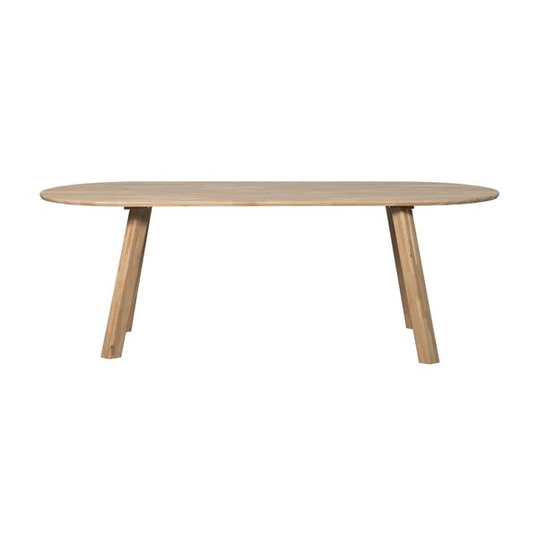 Masă de dining din lemn de stejar 90x220 cm Tablo – WOOOD