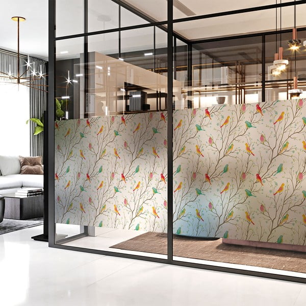 Autocolant pentru geam 200x40 cm Birds in the Forest – Ambiance-image-2